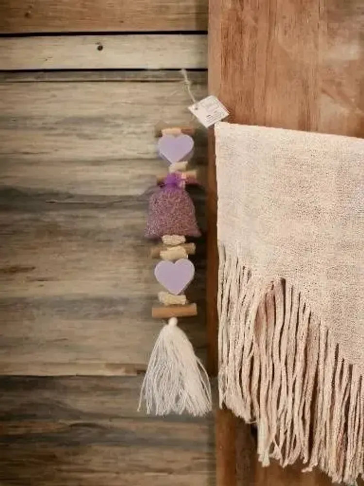 Soaps - Braid, 1 lavender heart, 1 sachet of lavandin, 1 lavender heart - FABRIQUE LOMAELLE