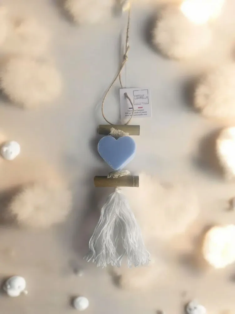 Soaps - Braid 1 Foamy Heart-Shaped Scented Soap - FABRIQUE LOMAELLE