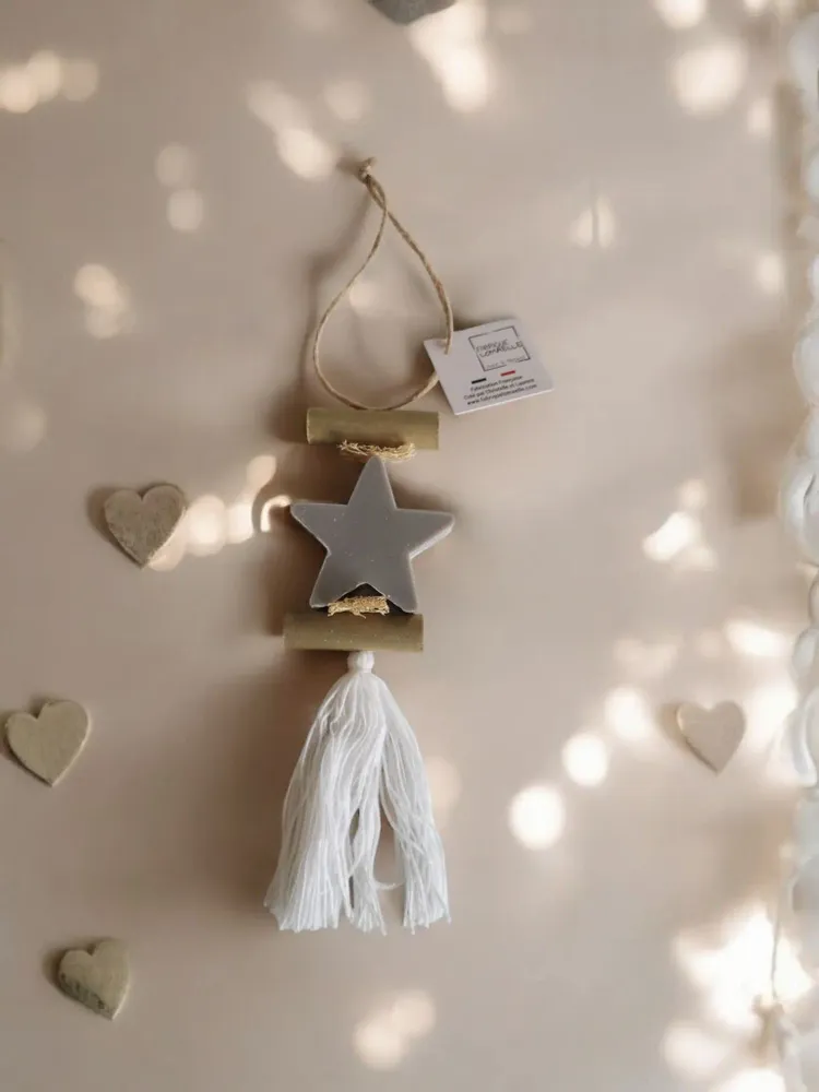 Savons - Tresse 1 Savon Etoile Grise Opium - FABRIQUE LOMAELLE