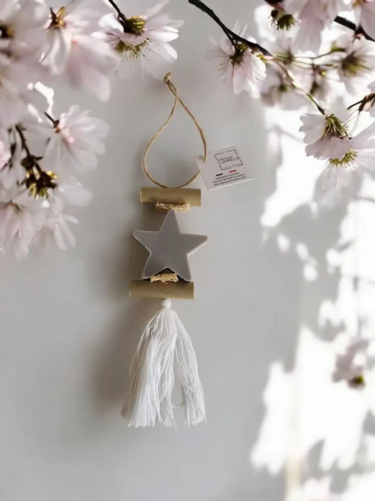 Savons - Tresse 1 Savon Etoile Grise Opium - FABRIQUE LOMAELLE