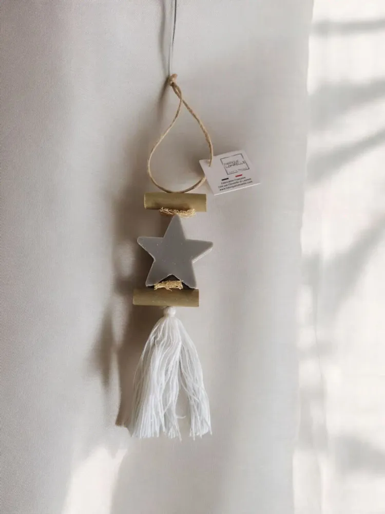 Savons - Tresse 1 Savon Etoile Grise Opium - FABRIQUE LOMAELLE