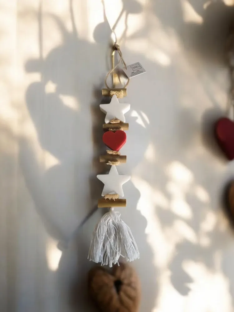 Savons - tresse 1 Savon Etoile Bergamote et 1 Savon Cœur Fruit Rouge 1 Savon Etoile Bergamote - FABRIQUE LOMAELLE