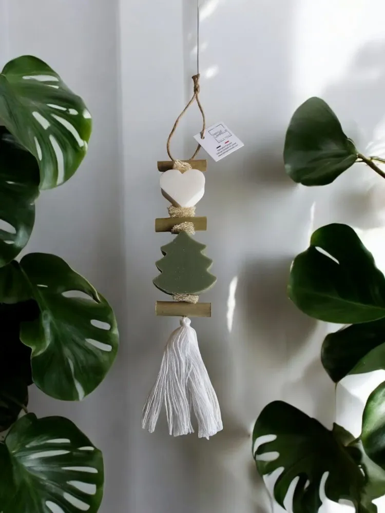 Savons - Tresse 1 Savon Cœur Bergamote 1 Savon Sapin Vert - FABRIQUE LOMAELLE