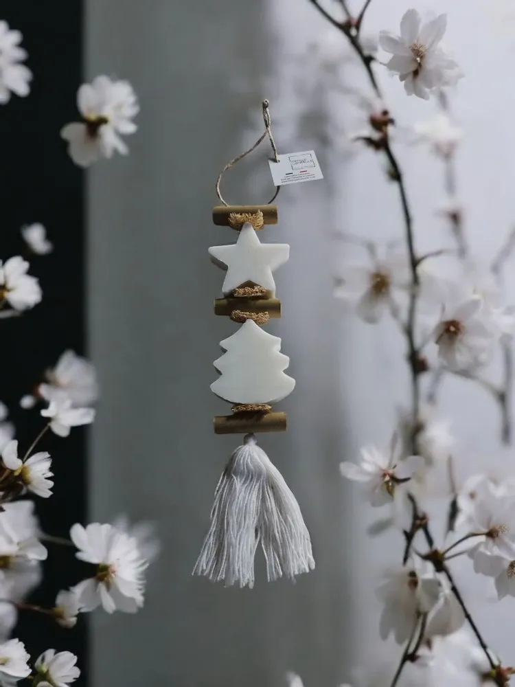 Savons - Tresse 1 Savon Etoile Blanche Bergamote et 1 Savon Sapin Blanc Bergamote - FABRIQUE LOMAELLE