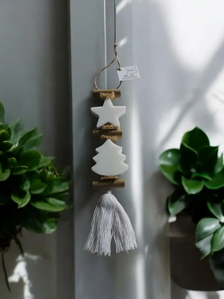 Savons - Tresse 1 Savon Etoile Blanche Bergamote et 1 Savon Sapin Blanc Bergamote - FABRIQUE LOMAELLE