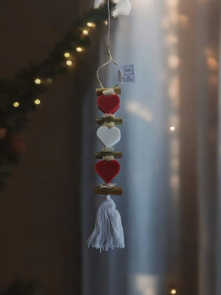 Soaps - Braided 1 Red Fruit Heart Soap 1 Bergamot Heart Soap 1 Red Fruit Heart Soap - FABRIQUE LOMAELLE