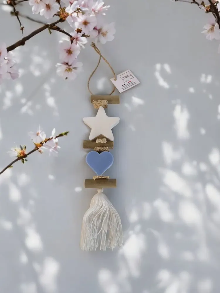 Savons - Tresse 1 Savon Etoile Blanche et 1 Savon Cœur Ecume - FABRIQUE LOMAELLE