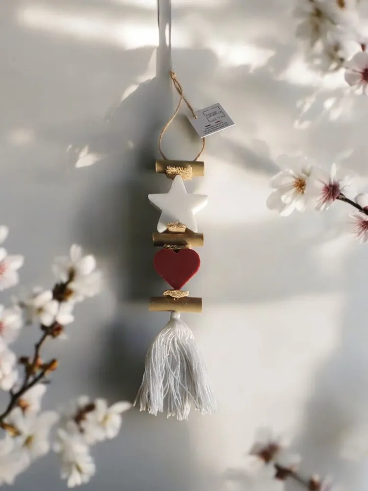 Savons - Tresse 1 Savon Etoile Bergamote et 1 Savon Cœur Nag Champa - FABRIQUE LOMAELLE