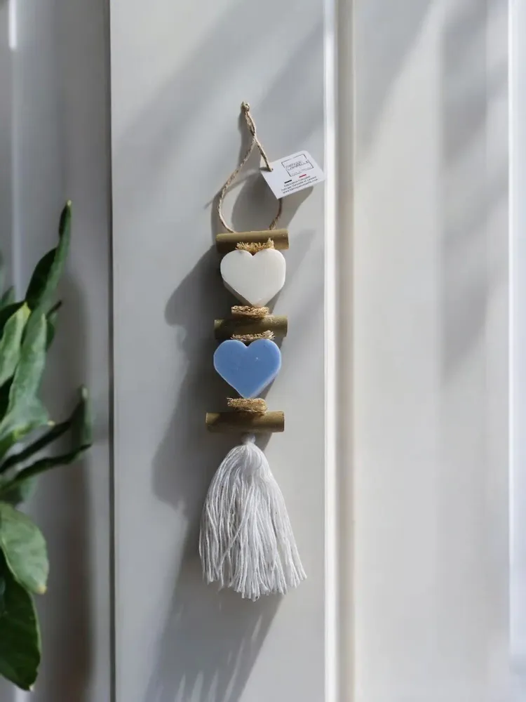 Savons - Tresse 1 Savon Cœur Blanc et 1 Savon Cœur Ecume - FABRIQUE LOMAELLE