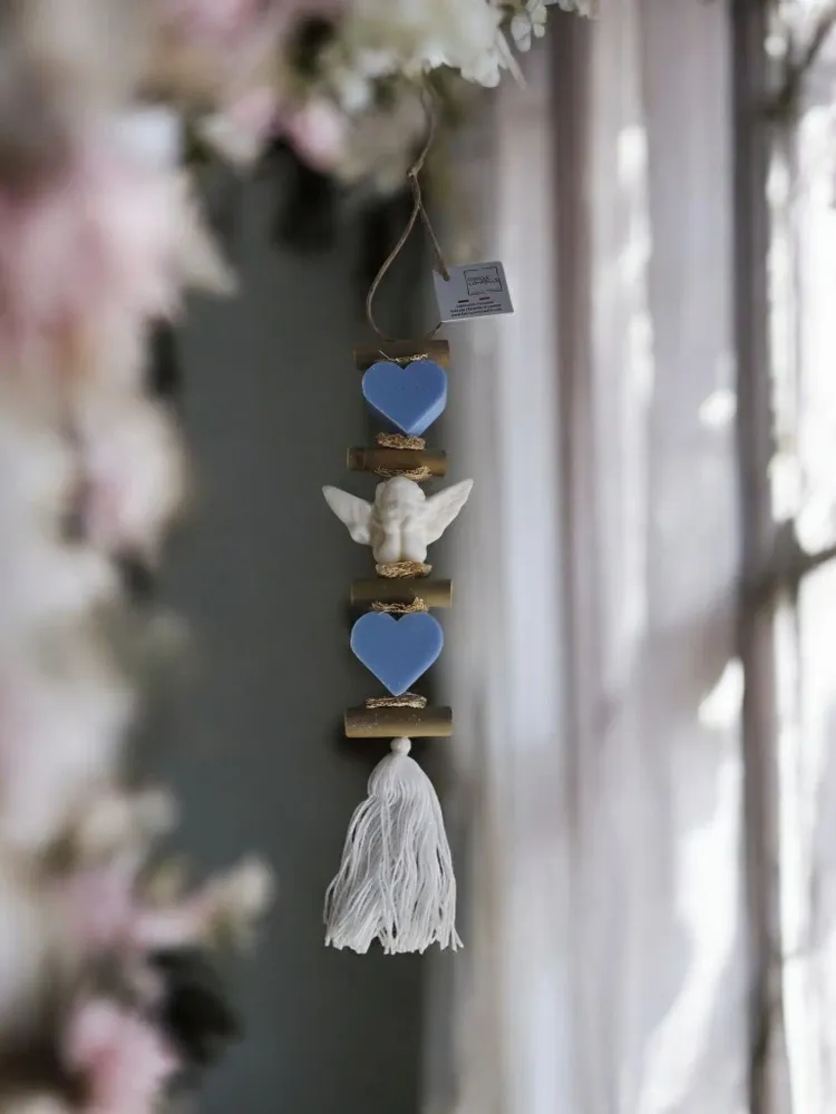 Savons - tresse 1 Savon Cœur Ecume et 1 Savon Ange Bergamote 1 Cœur Ecume - FABRIQUE LOMAELLE