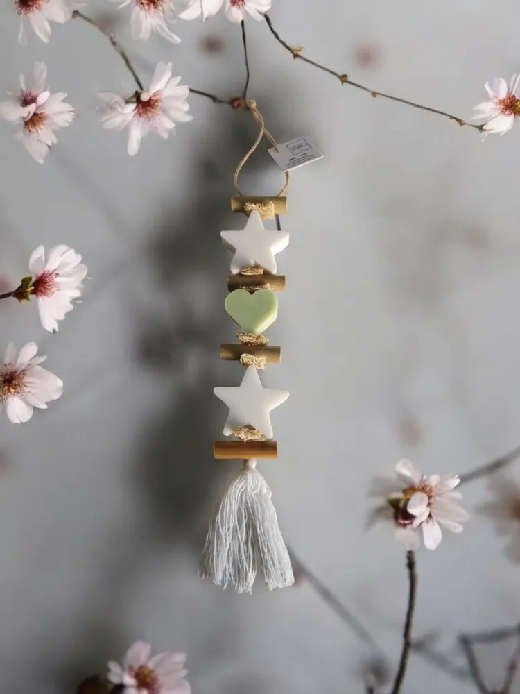 Soaps - braid 1 Star Bergamot Soap and 1 Heart Verbena Soap 1 Star Bergamot Soap - FABRIQUE LOMAELLE