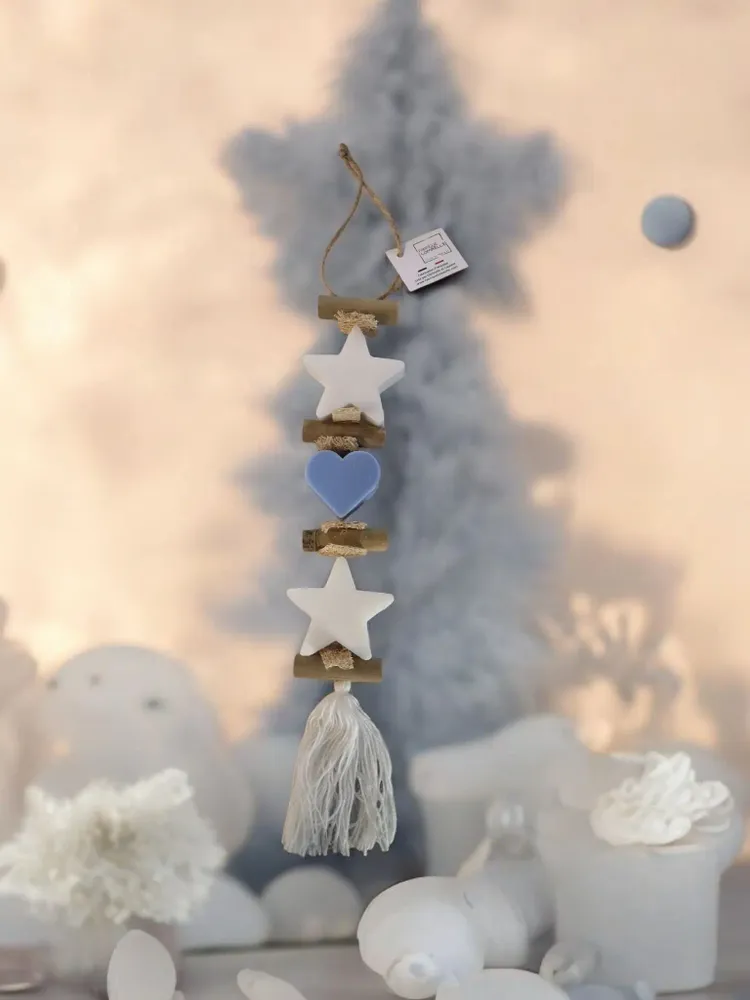 Soaps - braid 1 Star Bergamot Soap and 1 Heart Foam Soap 1 Star Bergamot Soap - FABRIQUE LOMAELLE