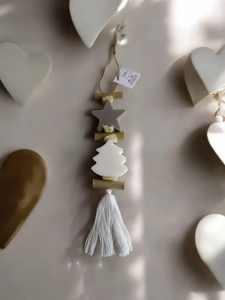 Soaps - Braided 1 Grey Star Opium Soap and 1 White Fir Bergamot Soap - FABRIQUE LOMAELLE