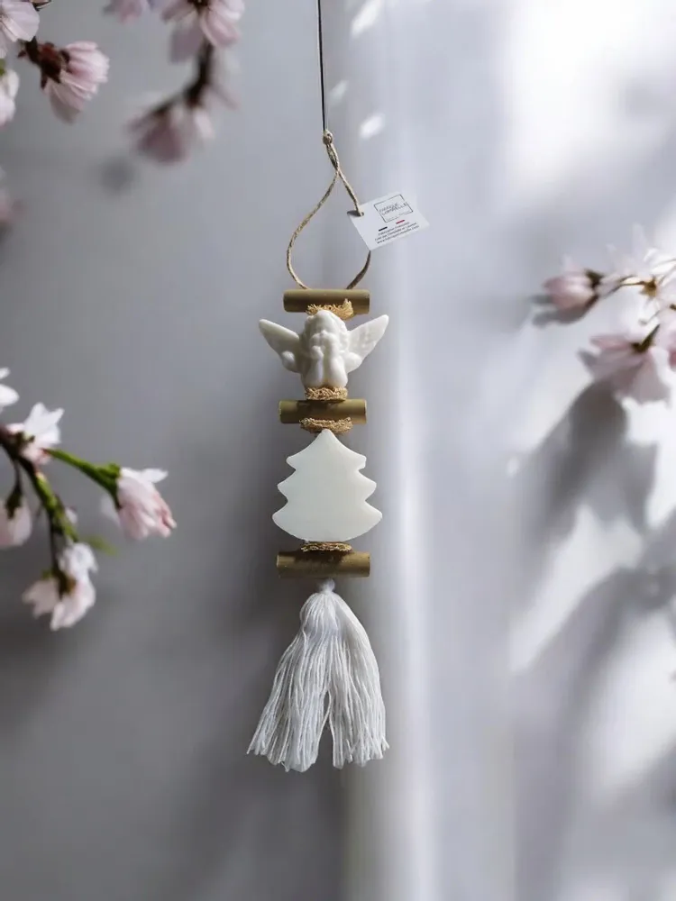 Savons - Tresse 1 Savon Ange Blanc Bergamote et 1 Savon Sapin Blanc Beramote - FABRIQUE LOMAELLE