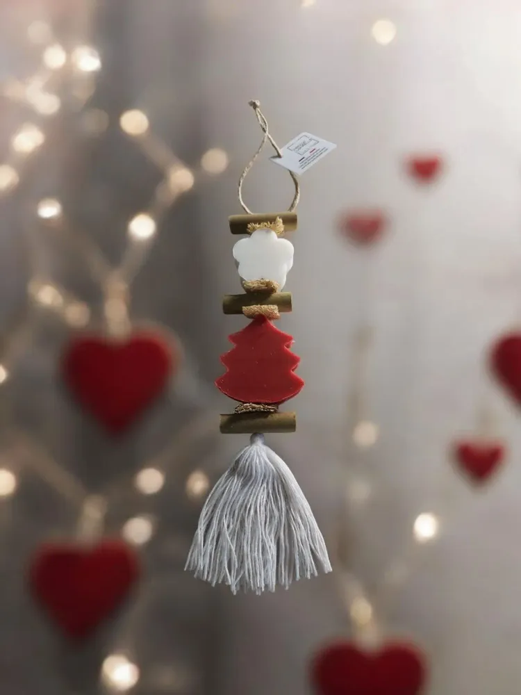 Savons - Tresse 1 Savon Fleur Blanche Bergamote et 1 Savon Sapin Fruit Rouge - FABRIQUE LOMAELLE