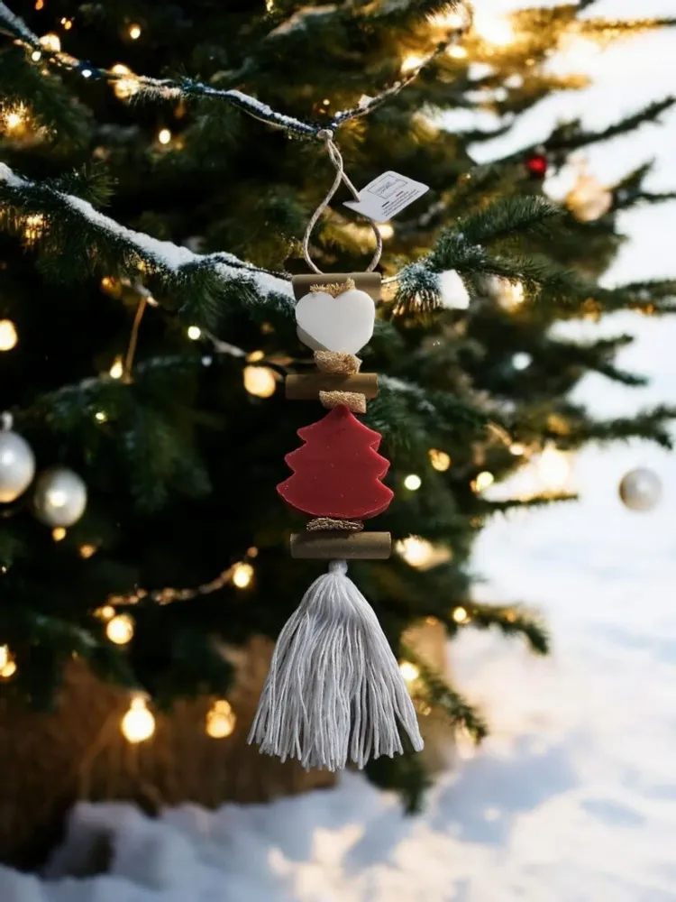 Savons - Tresse 1 Savon Coeur Bergamote et 1 Savon Sapin Fruit Rouge - FABRIQUE LOMAELLE