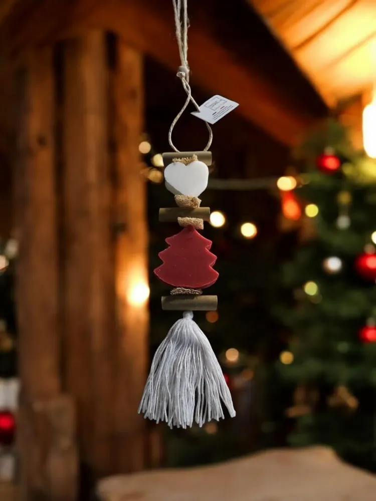 Savons - Tresse 1 Savon Coeur Bergamote et 1 Savon Sapin Fruit Rouge - FABRIQUE LOMAELLE