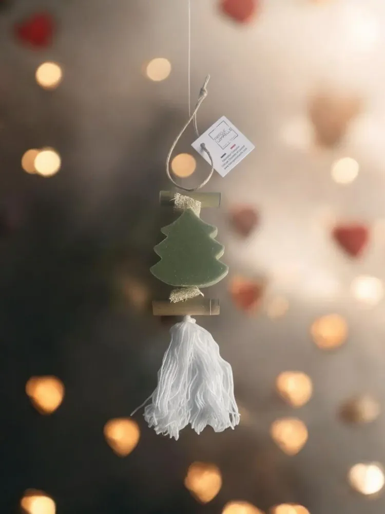 Savons - Tresse 1 Savon Sapin Vert Parfum Cèdre - FABRIQUE LOMAELLE