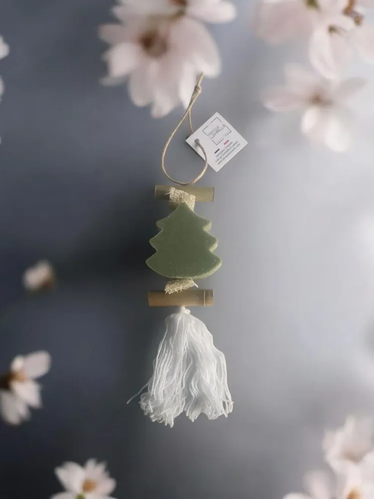 Savons - Tresse 1 Savon Sapin Vert Parfum Cèdre - FABRIQUE LOMAELLE