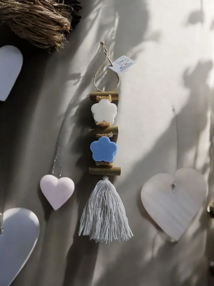 Savons - Tresse 1 Savon Fleur Blanche Bergamote et 1 Savon Fleur Ecume - FABRIQUE LOMAELLE