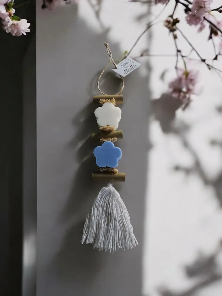 Savons - Tresse 1 Savon Fleur Blanche Bergamote et 1 Savon Fleur Ecume - FABRIQUE LOMAELLE