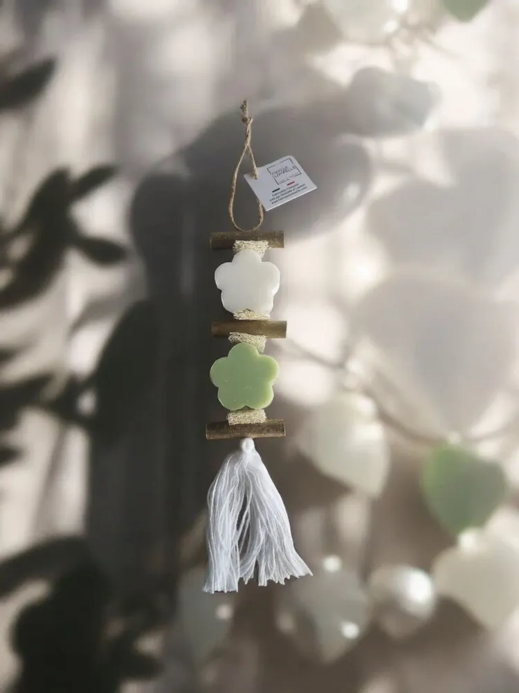 Savons - Tresse 1 Savon Fleur Bergamote et 1 Savon Fleur Verveine - FABRIQUE LOMAELLE