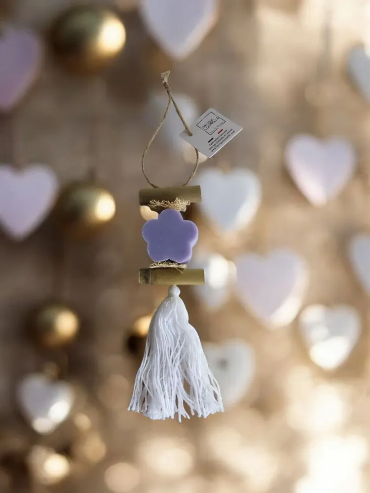 Savons - Tresse 1 Savon Fleur Lavande - FABRIQUE LOMAELLE