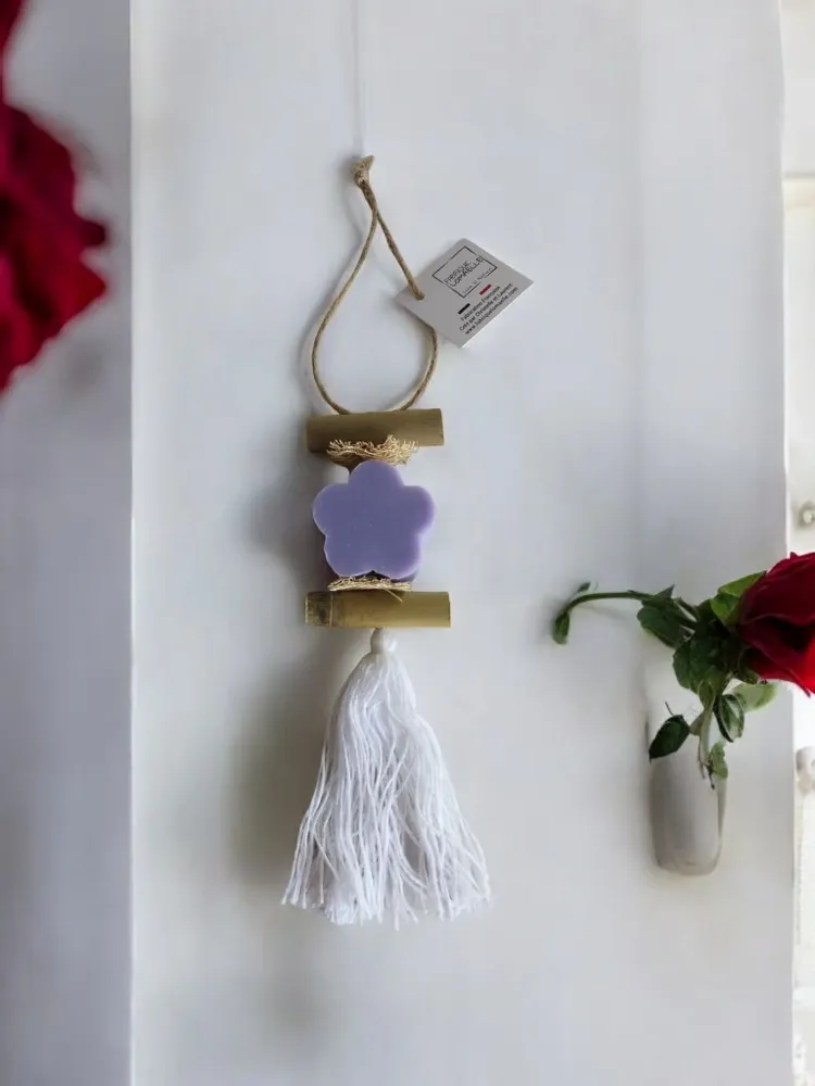 Savons - Tresse 1 Savon Fleur Lavande - FABRIQUE LOMAELLE