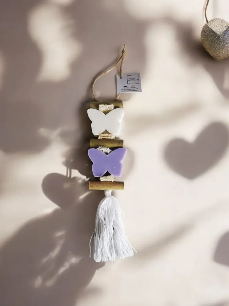 Soaps - braid 1 Butterfly Bergamot Soap 1 Butterfly Lavender Soap - FABRIQUE LOMAELLE