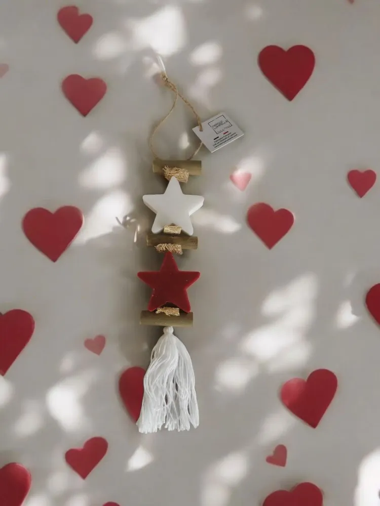 Savons - Tresse 1 Savon Etoile Blanche et 1 Savon Etoile Fruit Rouge - FABRIQUE LOMAELLE