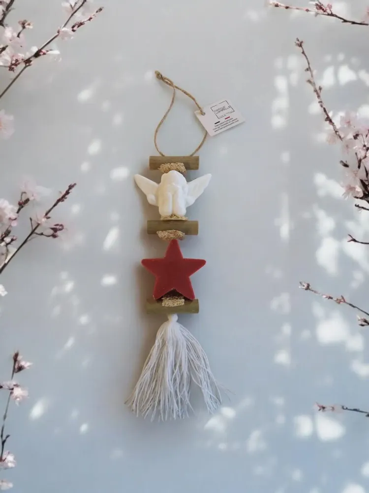 Savons - Tresse 1 Savon Ange et 1 Savon Etoile Fruit Rouge - FABRIQUE LOMAELLE