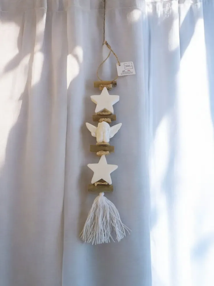 Savons - tresse 1 Savon Etoile Bergamote et 1 Savon Ange Bergamote 1 Savon Etoile Bergamote - FABRIQUE LOMAELLE