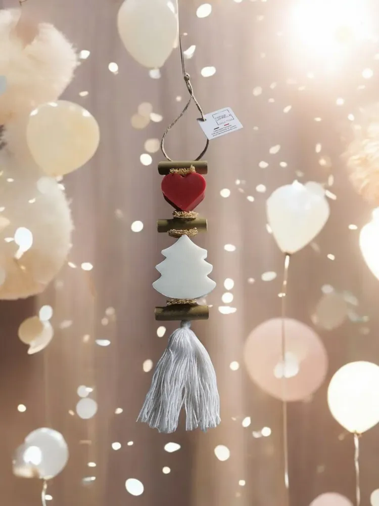 Savons - Tresse 1 Savon Cœur Fruit Rouge et 1 Savon Sapin Blanc Bergamote - FABRIQUE LOMAELLE