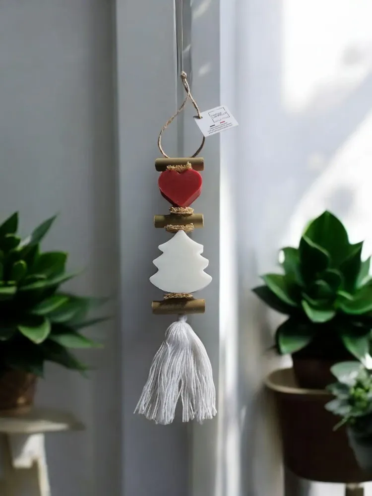 Savons - Tresse 1 Savon Cœur Fruit Rouge et 1 Savon Sapin Blanc Bergamote - FABRIQUE LOMAELLE