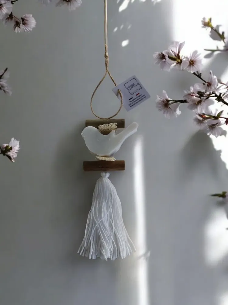 Savons - Tresse 1 Savon Oiseau Blanc Bergamote - FABRIQUE LOMAELLE