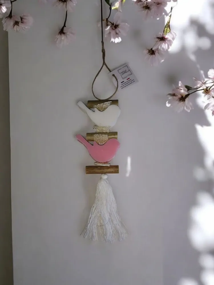 Savons - Tresse 1 Savon Oiseau Blanc Bergamote et un Savon Oiseau Rose - FABRIQUE LOMAELLE