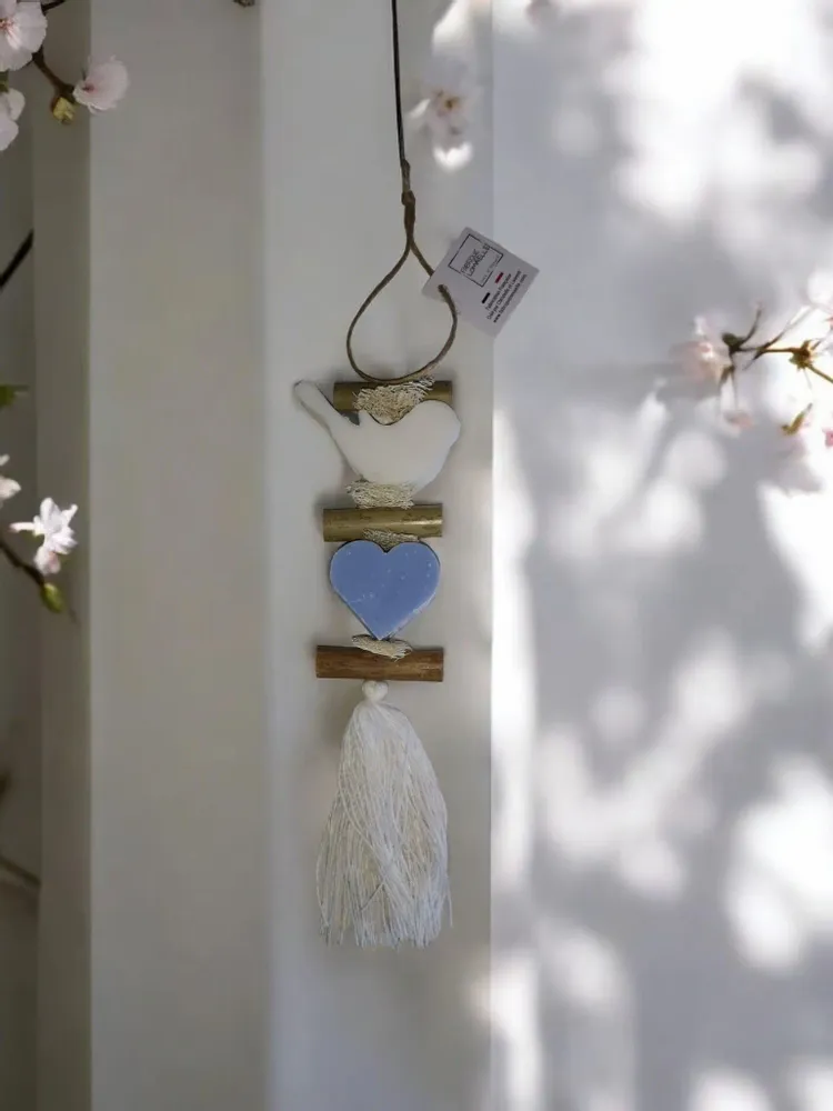 Soaps - Braid 1 White Bird Bergamot Soap and a Foam Heart - FABRIQUE LOMAELLE