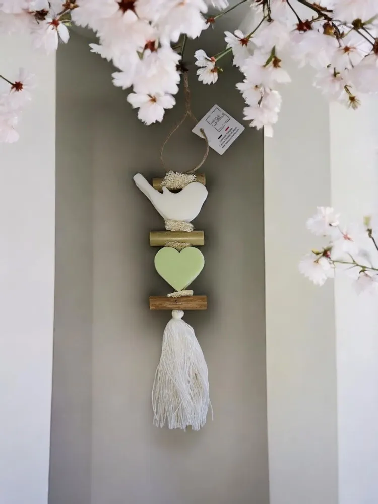 Soaps - Braid 1 White Bird Bergamot Soap and a Verbena Heart - FABRIQUE LOMAELLE