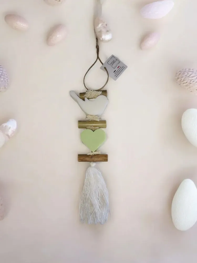 Soaps - Braid 1 White Bird Bergamot Soap and a Verbena Heart - FABRIQUE LOMAELLE