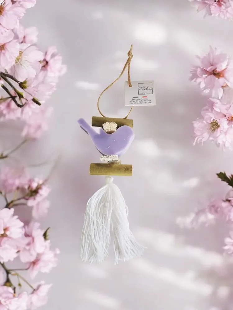 Savons - Tresse 1 Savon Oiseau Lavande - FABRIQUE LOMAELLE