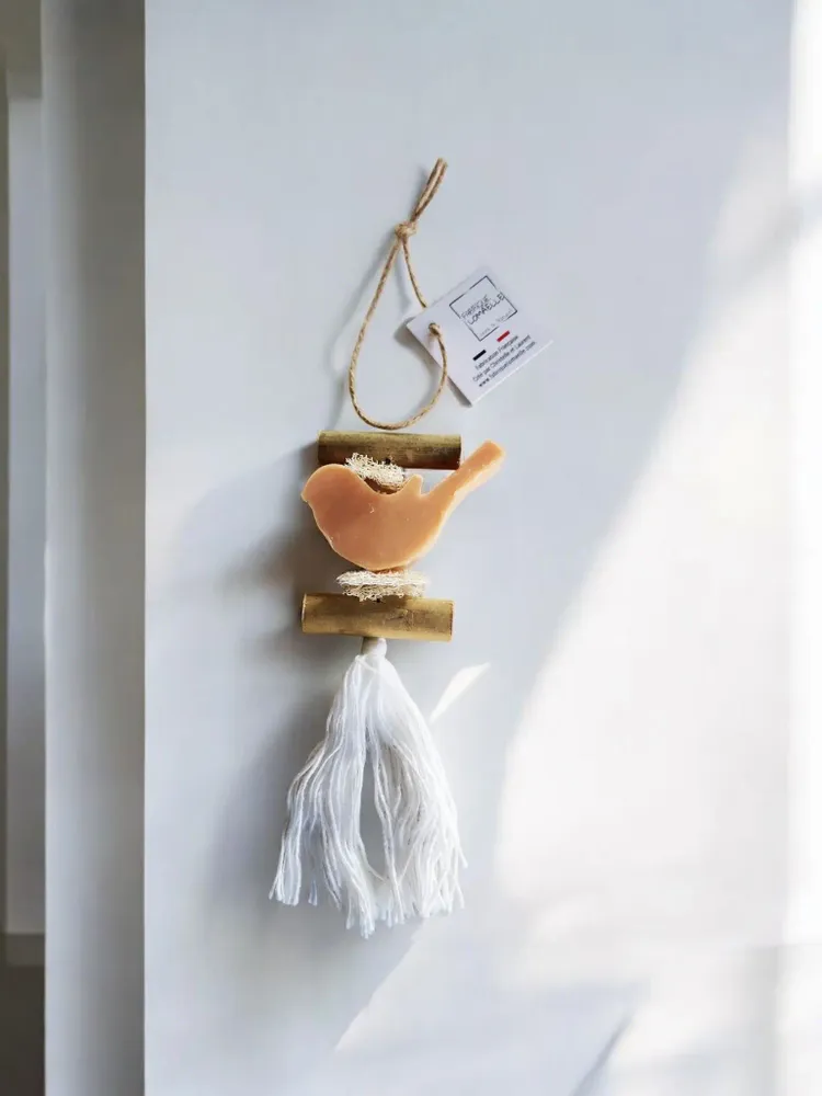 Savons - Tresse 1 Savon Oiseau Fleur d'Oranger - FABRIQUE LOMAELLE