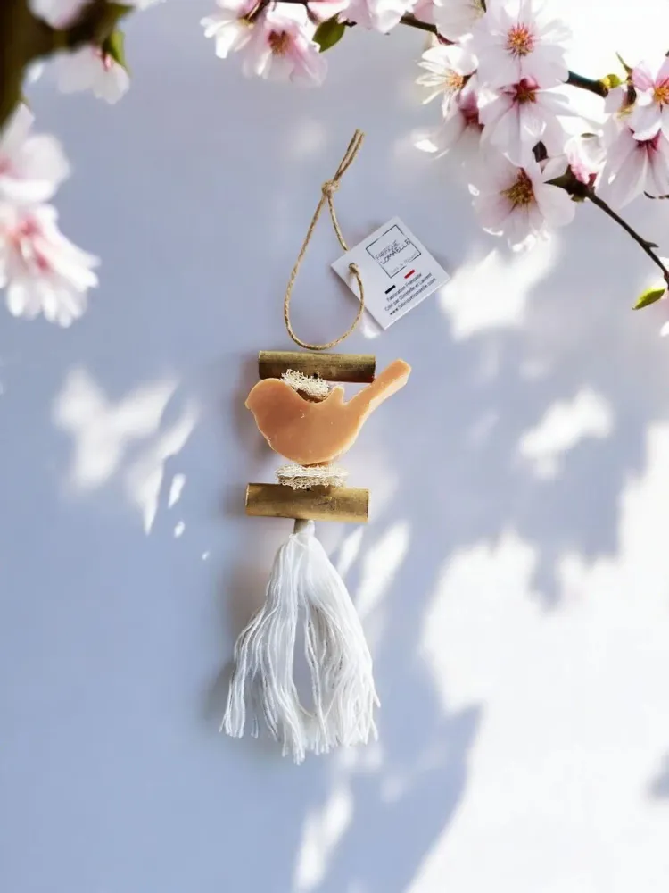 Savons - Tresse 1 Savon Oiseau Fleur d'Oranger - FABRIQUE LOMAELLE