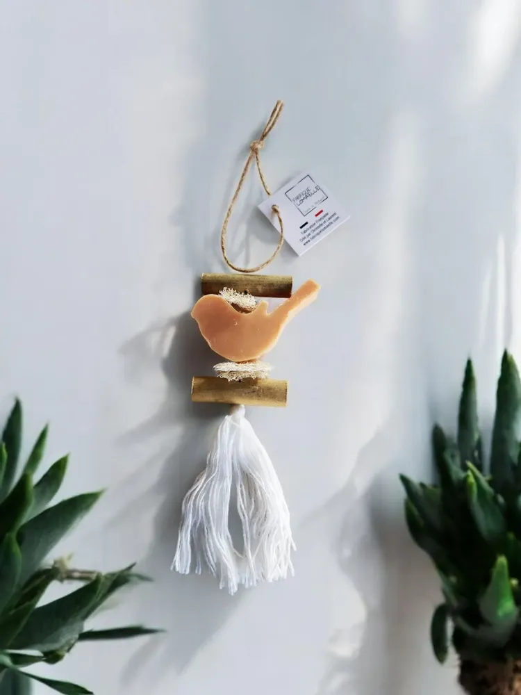 Savons - Tresse 1 Savon Oiseau Fleur d'Oranger - FABRIQUE LOMAELLE