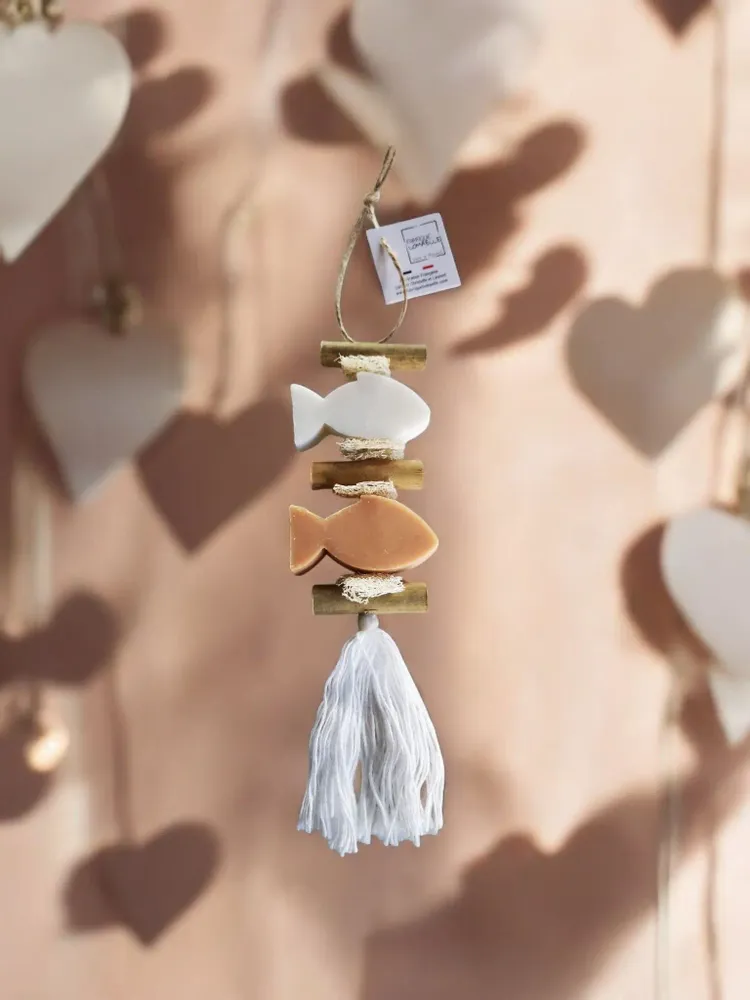 Soaps - Braid 1 Fish Soap Bergamot 1 Fish Soap Orange Blossom - FABRIQUE LOMAELLE