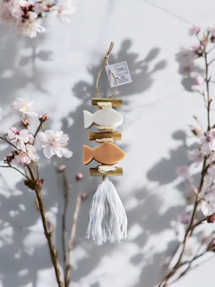 Soaps - Braid 1 Fish Soap Bergamot 1 Fish Soap Orange Blossom - FABRIQUE LOMAELLE