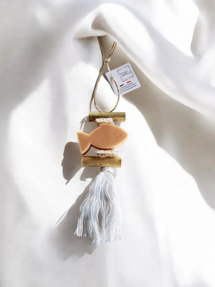 Savons - Tresse 1 Savon Poisson Fleur d'Oranger - FABRIQUE LOMAELLE