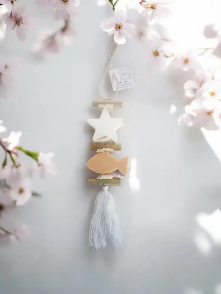 Savons - Tresse 1 Savon Etoile Bergamote 1 Savon Poisson Fleur d'Oranger - FABRIQUE LOMAELLE