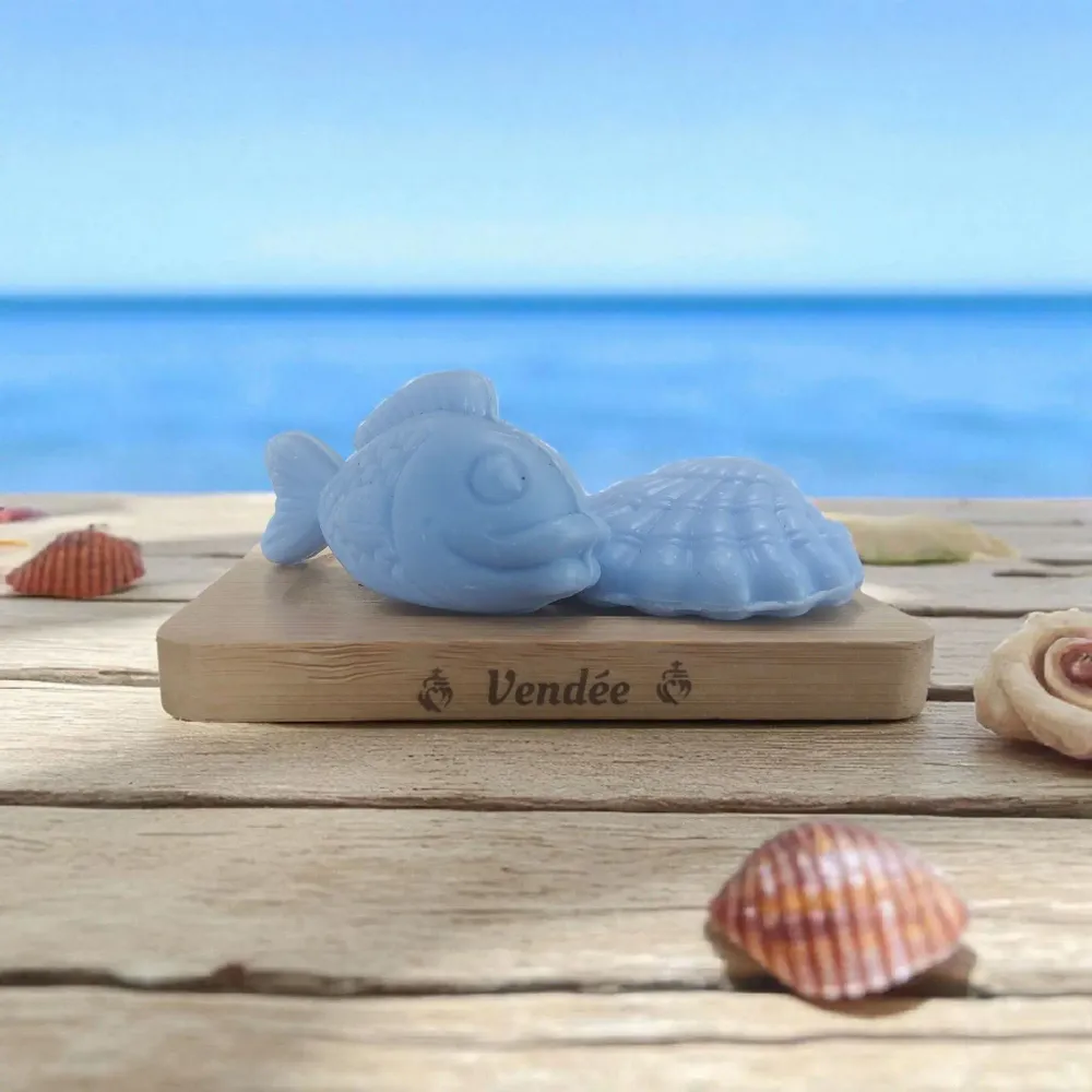 Savons - Porte Savon Personnalisé en Bambou "Vendée" - FABRIQUE LOMAELLE