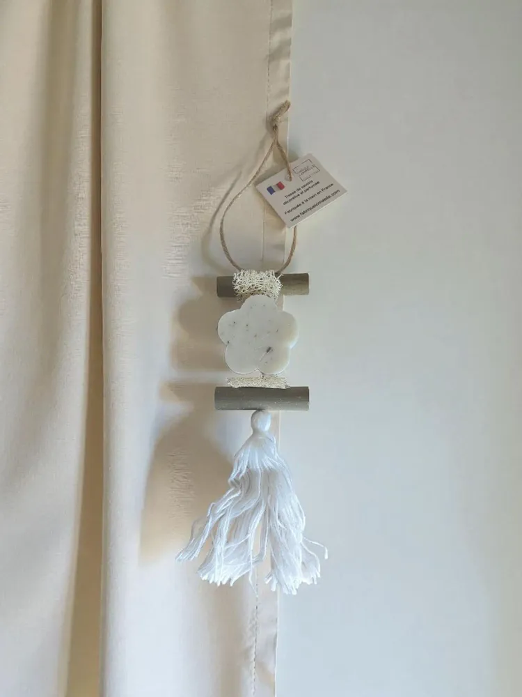 Savons - Tresse 1 Savon Fleur Lavande Fleur Blanche - FABRIQUE LOMAELLE