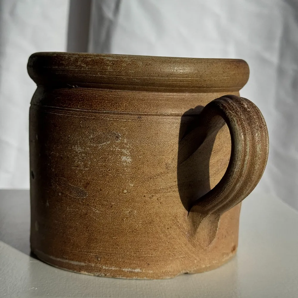 Food storage - Saint Amand speckled stoneware rillette pot H13 (1) - OFFICE OBJETS